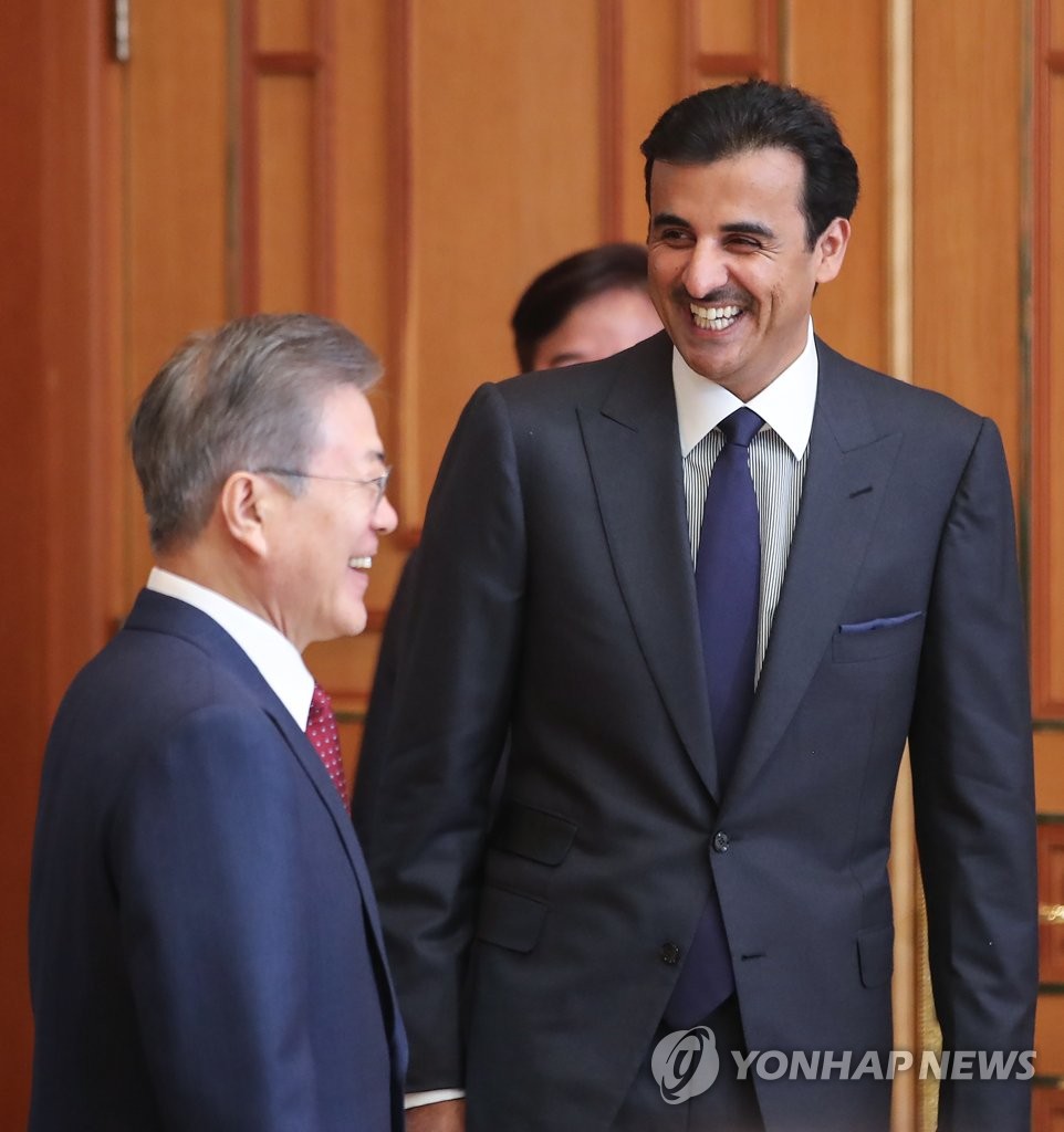 الرئيس مون يعبر عن أمله في فوز قطر ببطولة آسيا لكرة القدم في محادثات القمة مع الشيخ تميم - 11