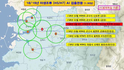 전북 익산서 '고병원성 의심' AI 바이러스 검출