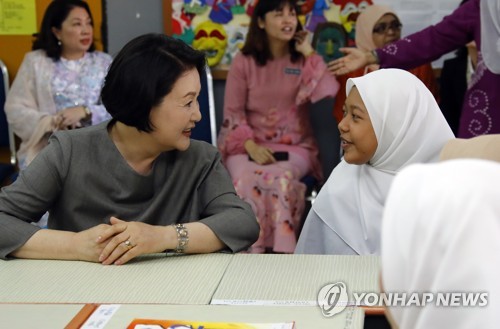 Clase de coreano en Malasia