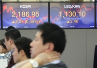 (LEAD) Seoul stocks end almost flat after choppy trading