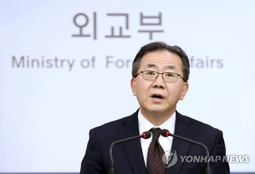 韓国外交部の金仁チョル報道官（資料写真）＝（聯合ニュース）