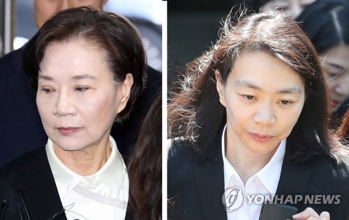 '명품 밀수' 조현아 모녀에 징역형 구형…이명희 눈물