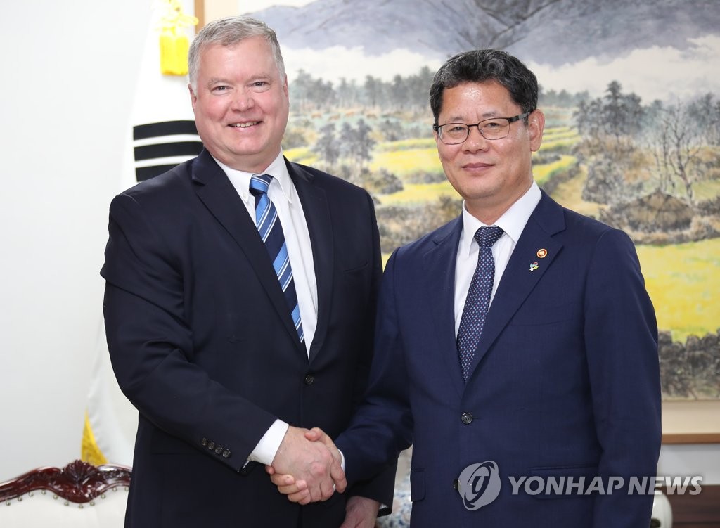 U.S. Nuke Envoy In Seoul | Yonhap News Agency