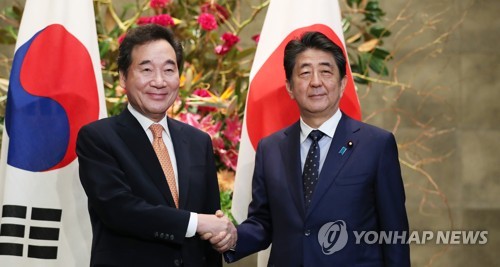 韓国首相　安倍首相に韓日首脳会談開催への期待感伝達