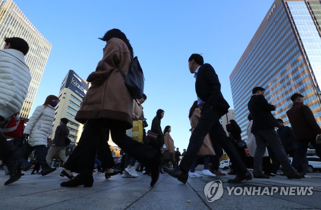 출근길 시민들 [연합뉴스 자료사진]