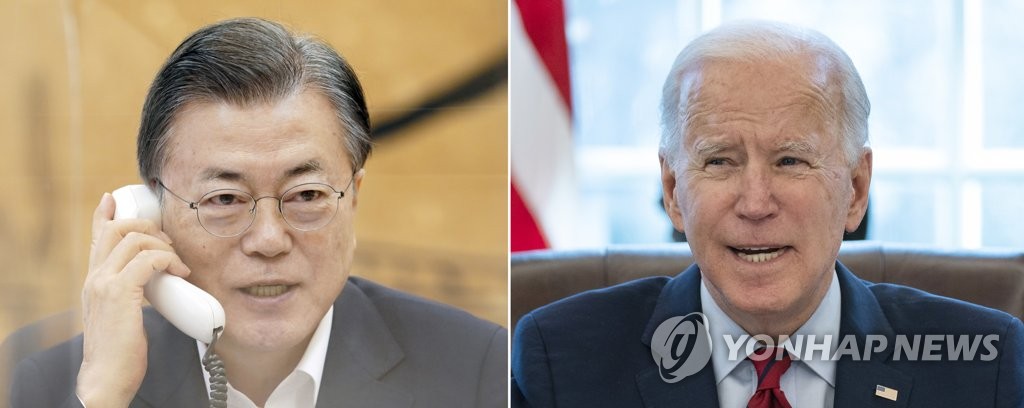 (LEAD) Cheong Wa Dae seeks Moon-Biden summit in April: sources
