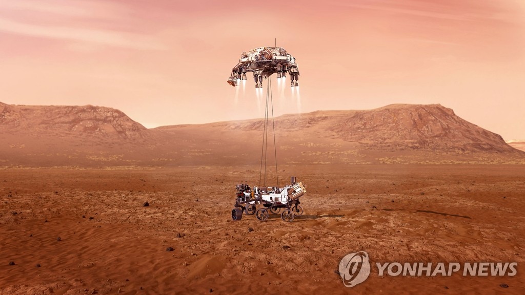 [2보] US Perservation Mars 착륙 ​​… 생명의 흔적을 탐구하는 임무에 착수