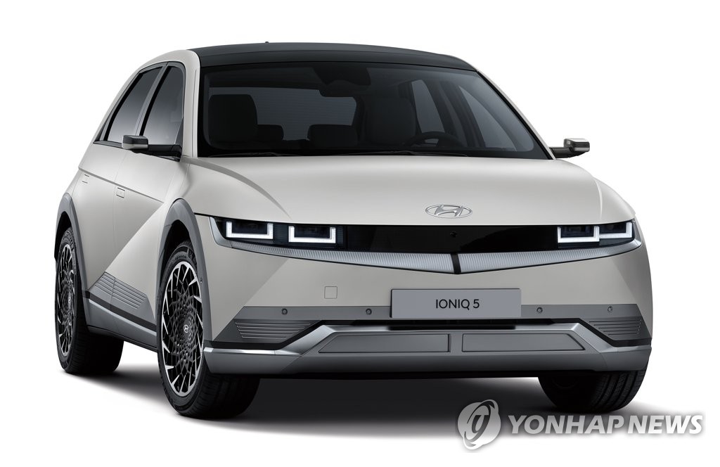 This file photo provided by Hyundai Motor shows the all-electric IONIQ 5 model. (PHOTO NOT FOR SALE) (Yonhap) 