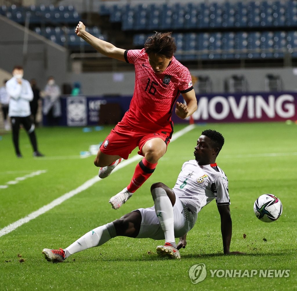 كوريا الجنوبية تهزم غانا في المباراة التحضيرية لدورة الألعاب الأولمبية - 3