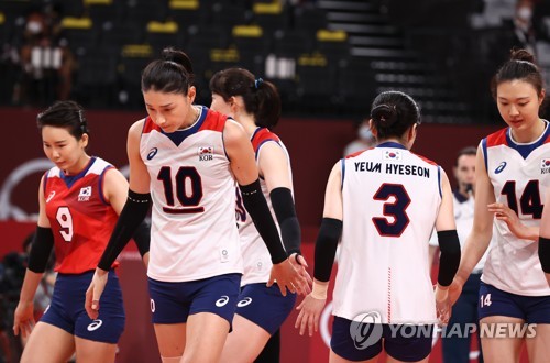 韓国バレーボール女子　セルビアに０―３＝メダル獲得ならず