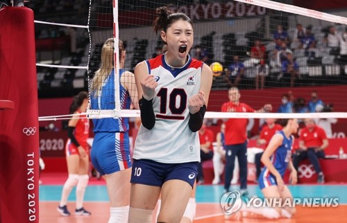 Volleyball icon Kim Yeon-koung most impressive S. Korean athlete at Tokyo Olympics: poll