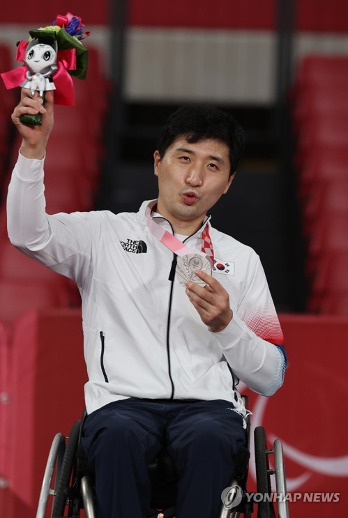 S. Korea's para table tennis player