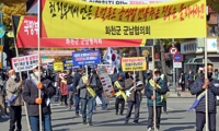 전국 군납농협·농가, 21일 군급식 경쟁입찰 도입 철회 촉구시위