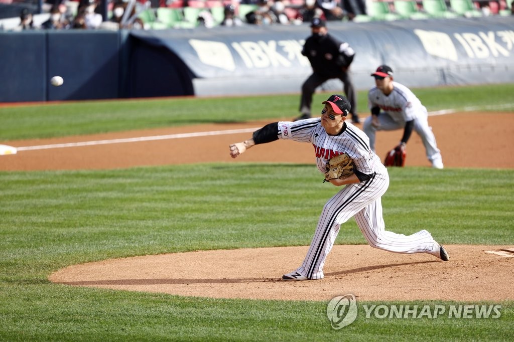 LG Twins' Im Chan-kyu