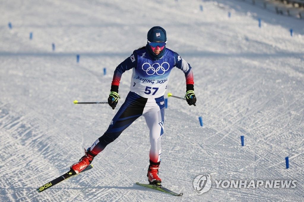 الرياضية الكورية الجنوبية لي تشاي-وون في أولمبياد بكين
