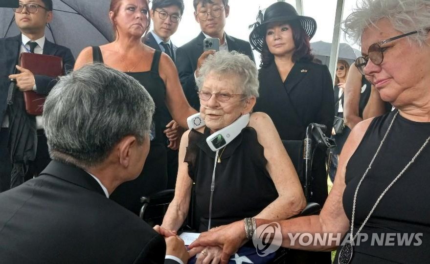 U.S. Korean War vet's funeral