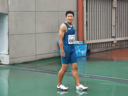 한국 육상을 대표하는 스프린터 김국영