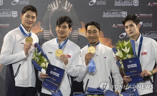 한국 펜싱 남자 사브르·여자 에페, 아시아선수권 단체전 우승