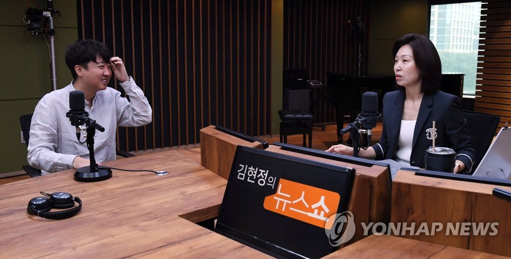 CBS라디오 출연한 이준석