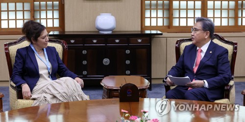 박진 장관, 살몬 북한인권 특별보고관 접견