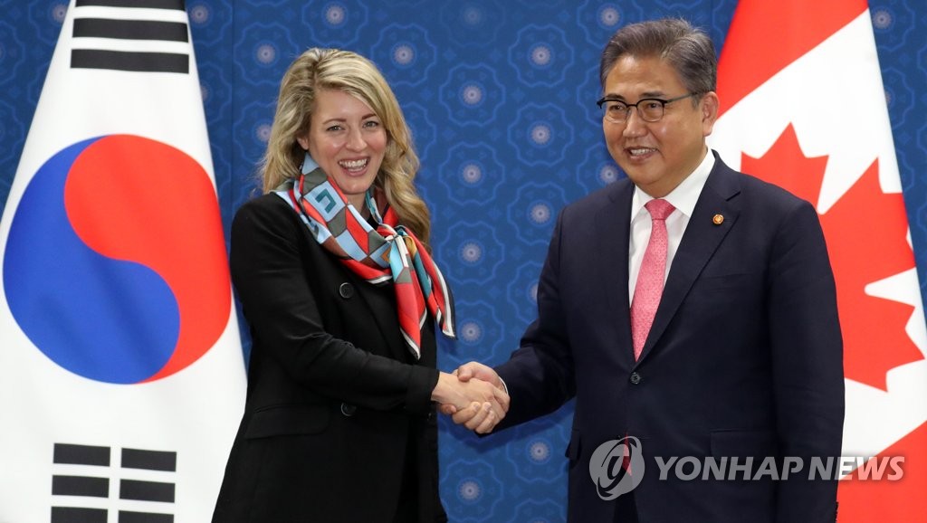 韓国・カナダ外相会談　北朝鮮への対応など協議