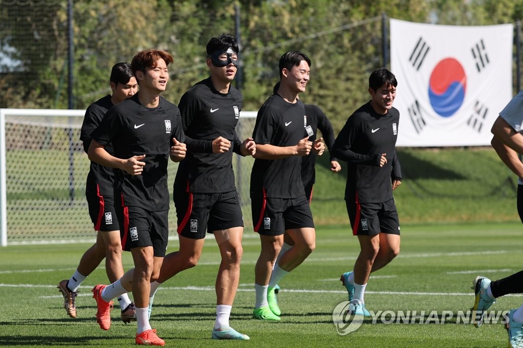 결전 하루 앞둔 축구대표팀