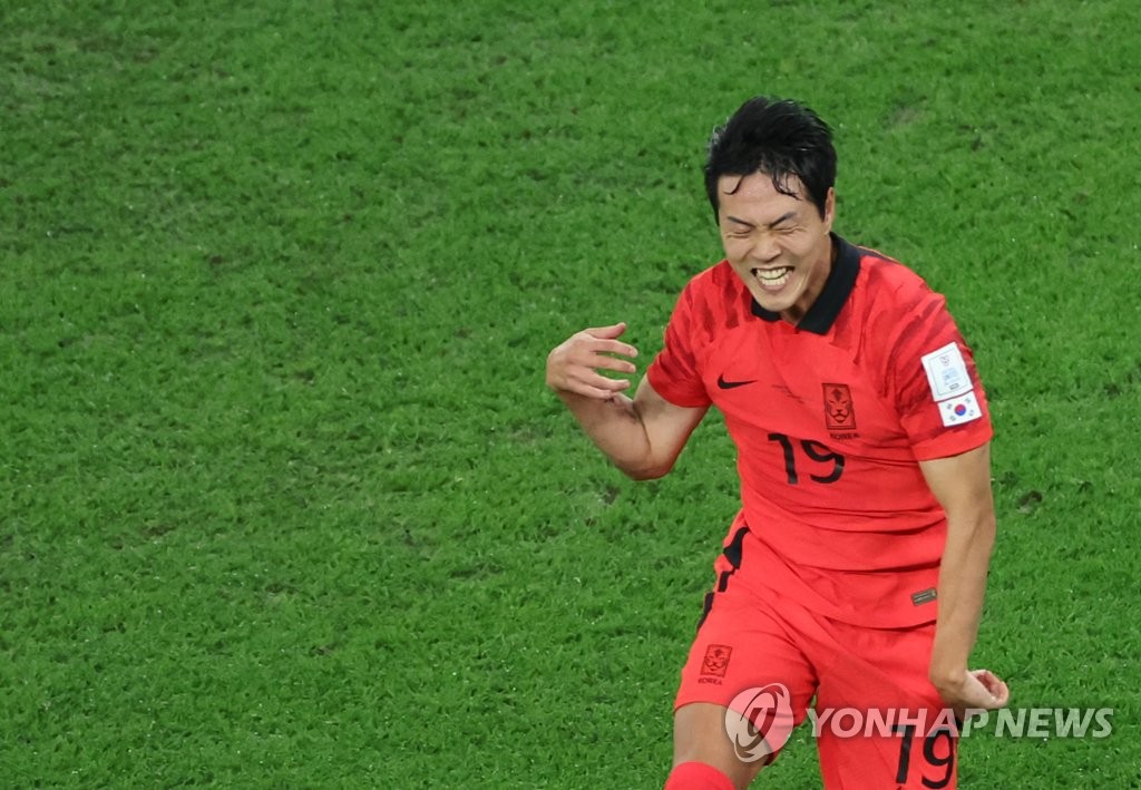 (World Cup) S. Korean defender Kim Young-gwon earns 100th cap