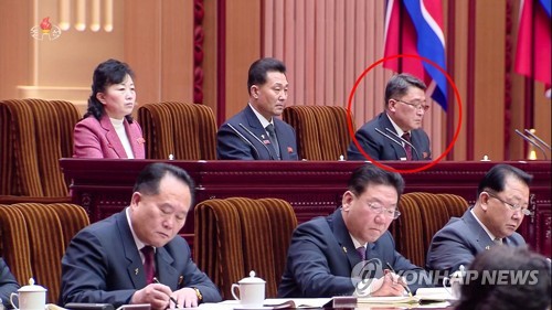 북한 최고인민회의 부의장에 선출된 맹경일