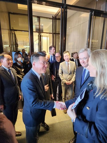PDG de LVMH en Corée