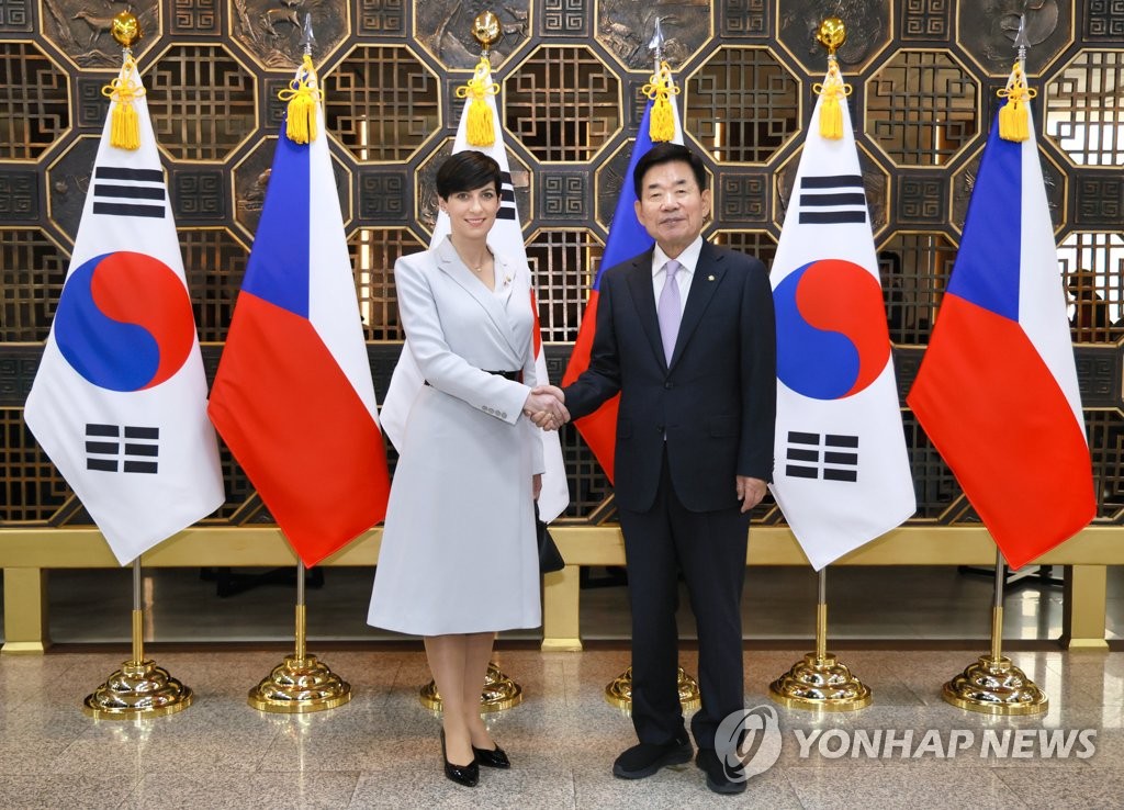 S. Korean, Czech parliamentary leaders meet