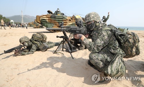 '돌격 앞으로' 한미 해군·해병대, 쌍룡훈련 '결정적행동' 실시