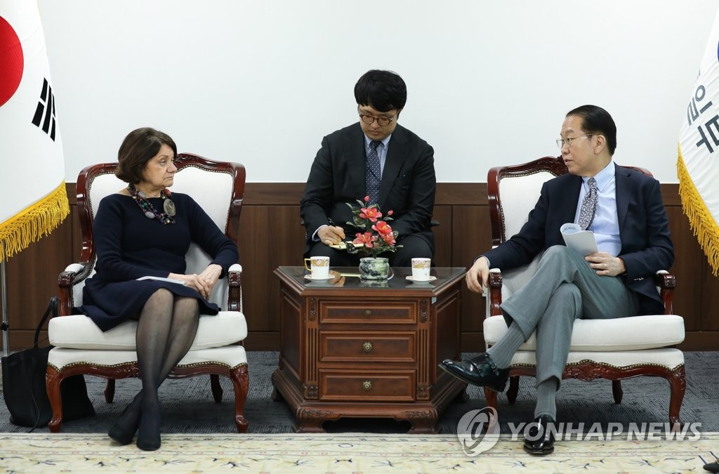 권영세 장관, 유엔 정무평화구축국 사무차장 접견