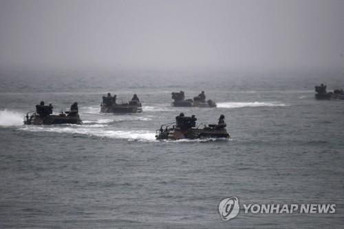 韓国軍が黄海北部の島で防衛訓練開始　韓米偵察機で北朝鮮の挑発警戒