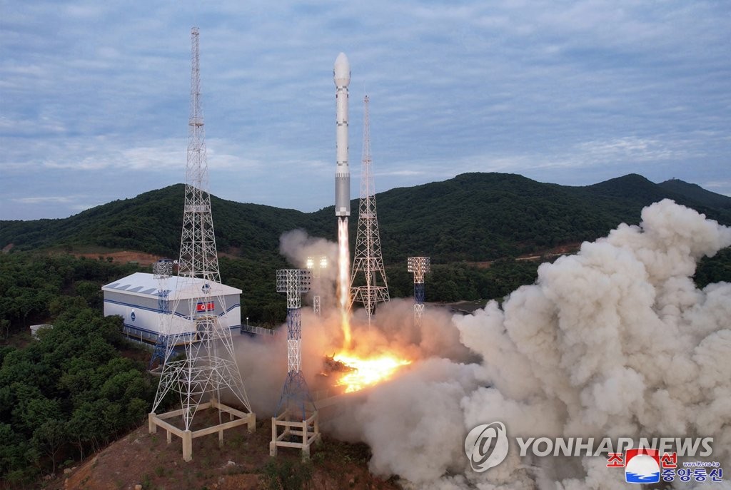 北朝鮮　衛星発射の様子公開