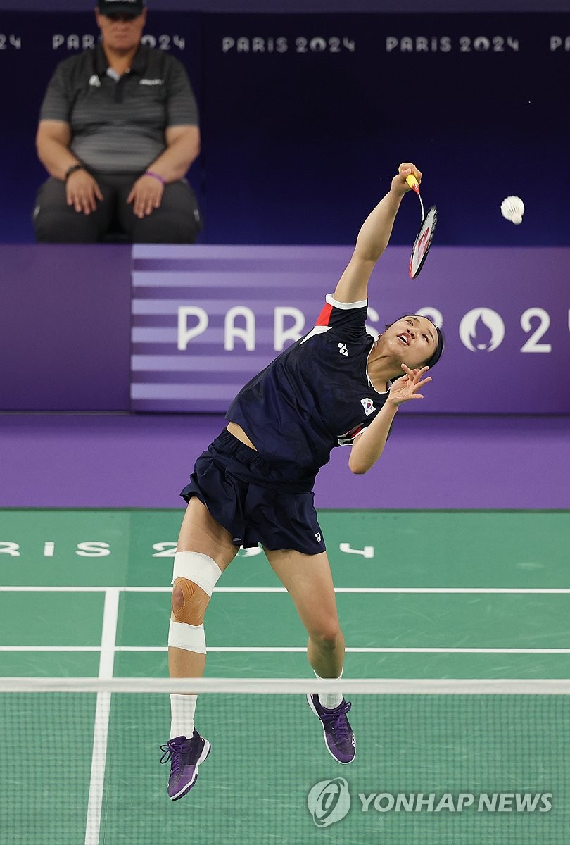 (Olympics) World No. 1 An Seyoung reaches badminton women's singles