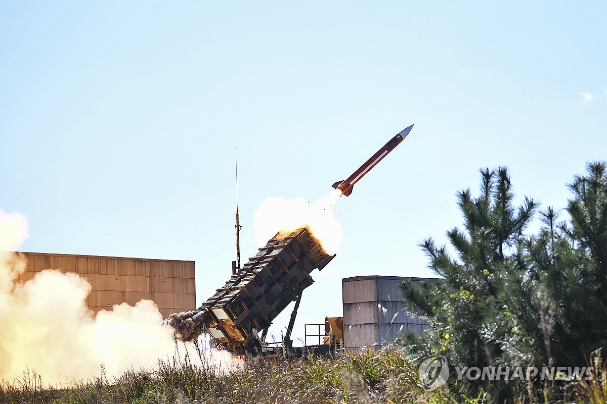 韓国軍が迎撃訓練