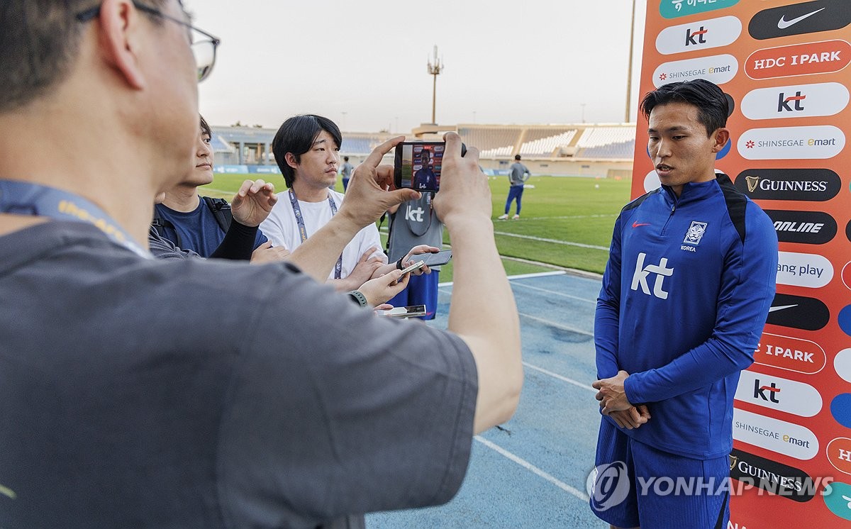 축구대표팀 다시 합류한 정우영