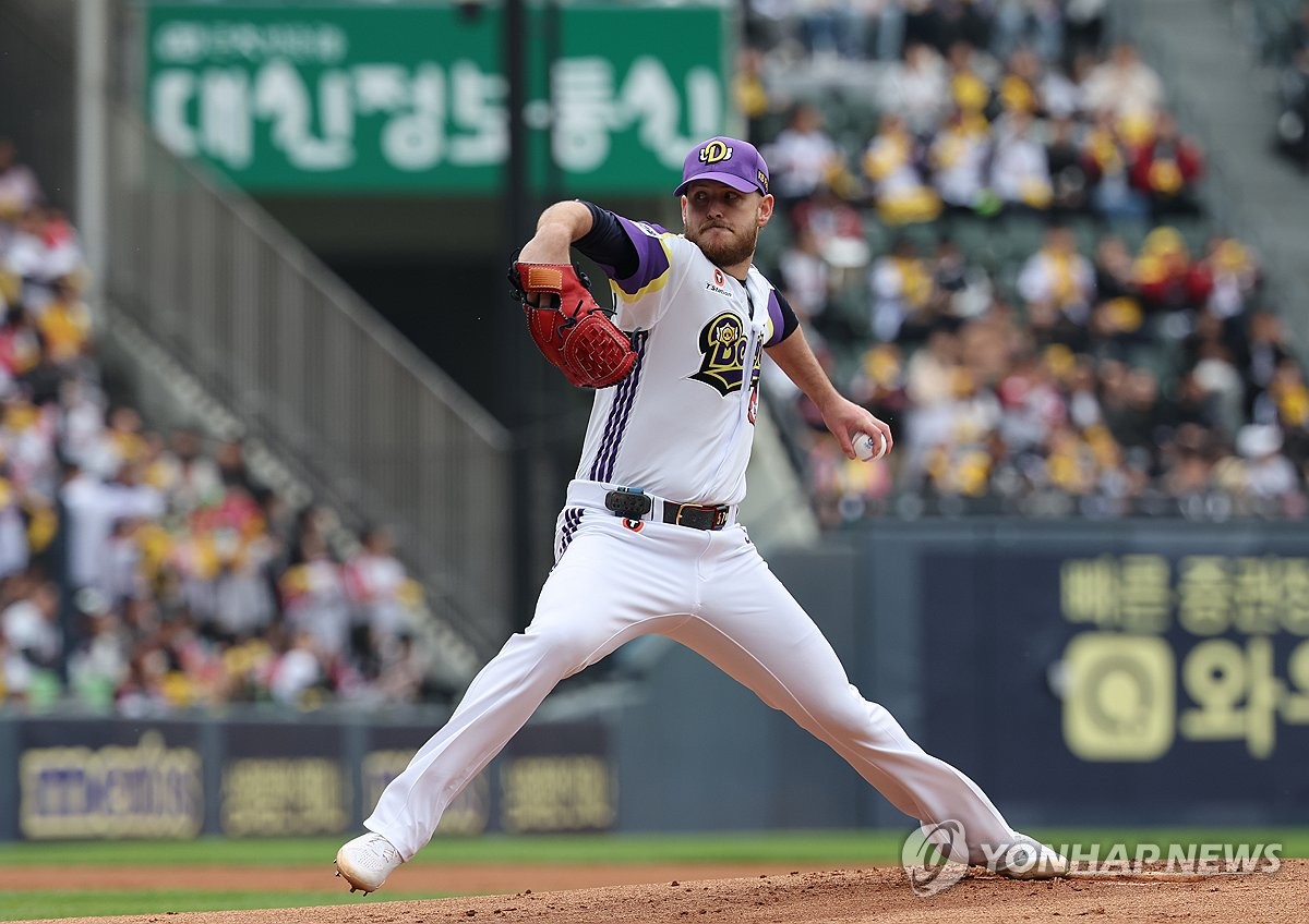프로야구 두산, 자멸한 삼성에 완승…콜어빈 어부지리 승…