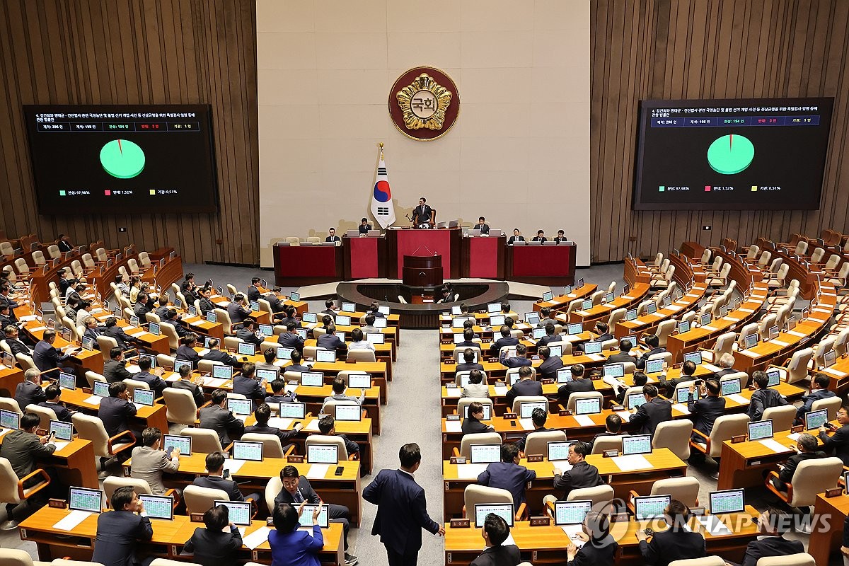 채상병 특검법 국회 통과
