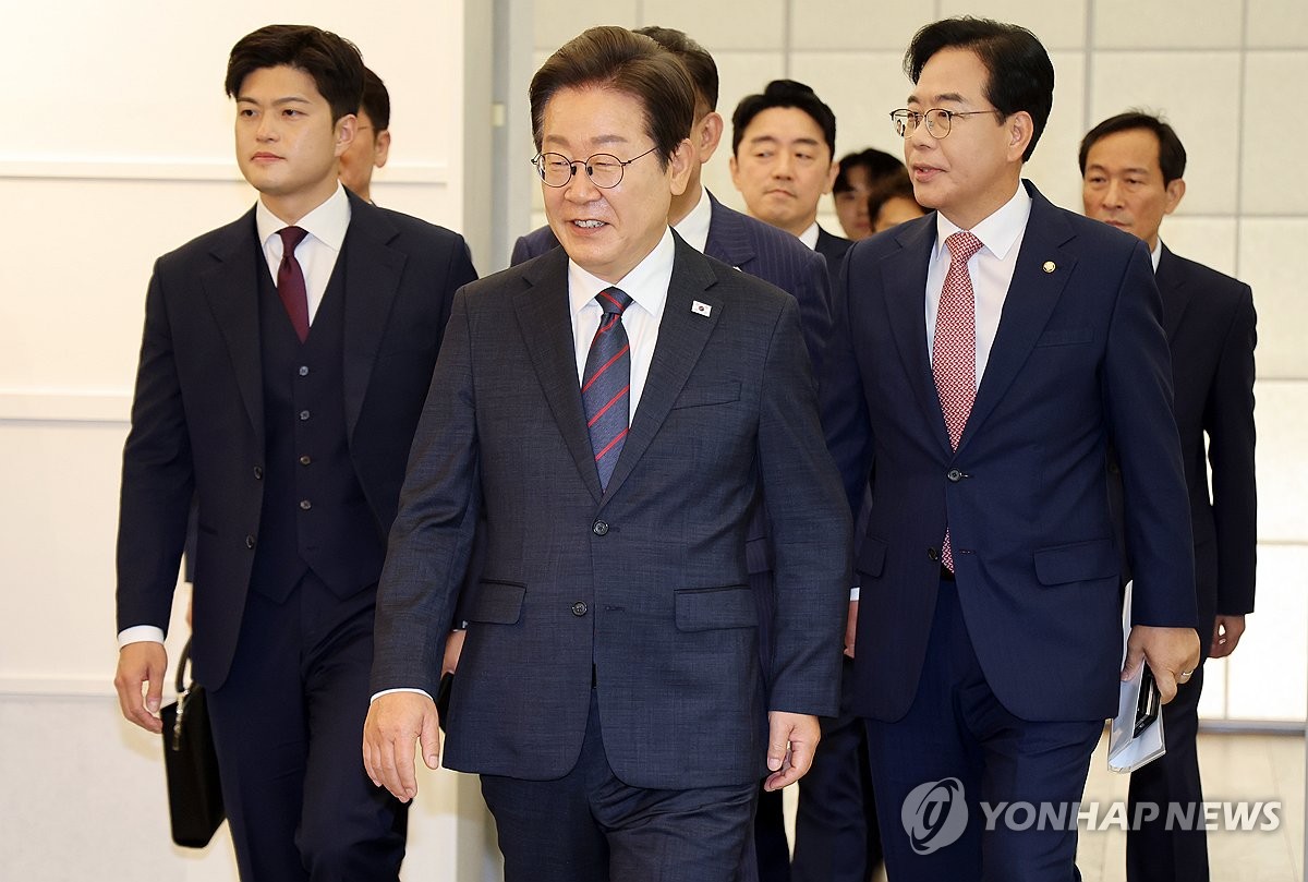 李대통령, 어제 여야 원내대표 회동…