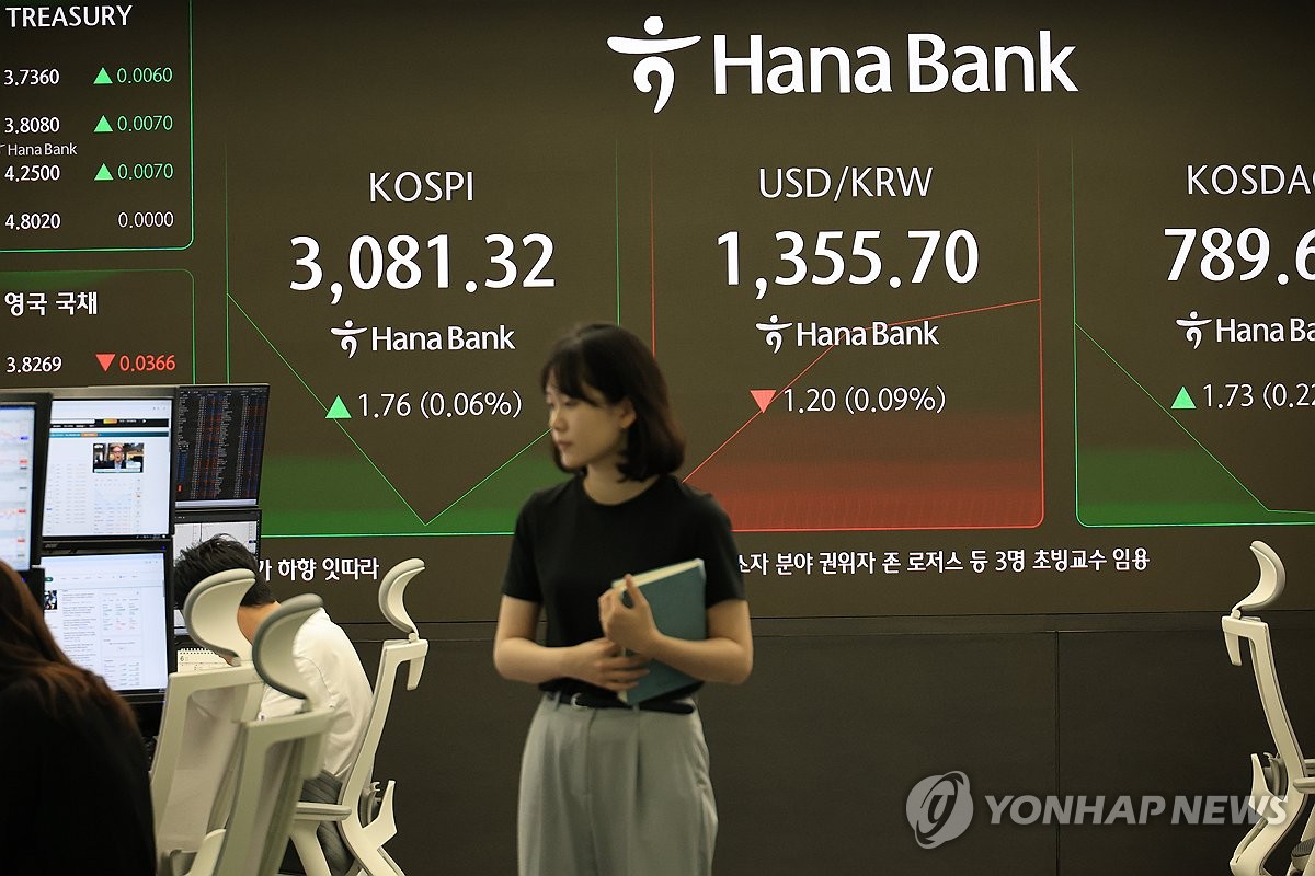 코스피 장 초반 3,080대 강보합…코스닥도 보합권(종…