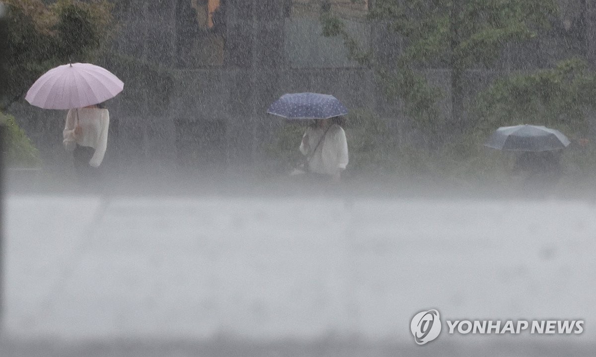 울산 태화강 사연교 홍수주의보 발령