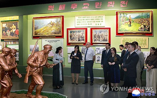 Officials of foreign embassies in Pyongyang