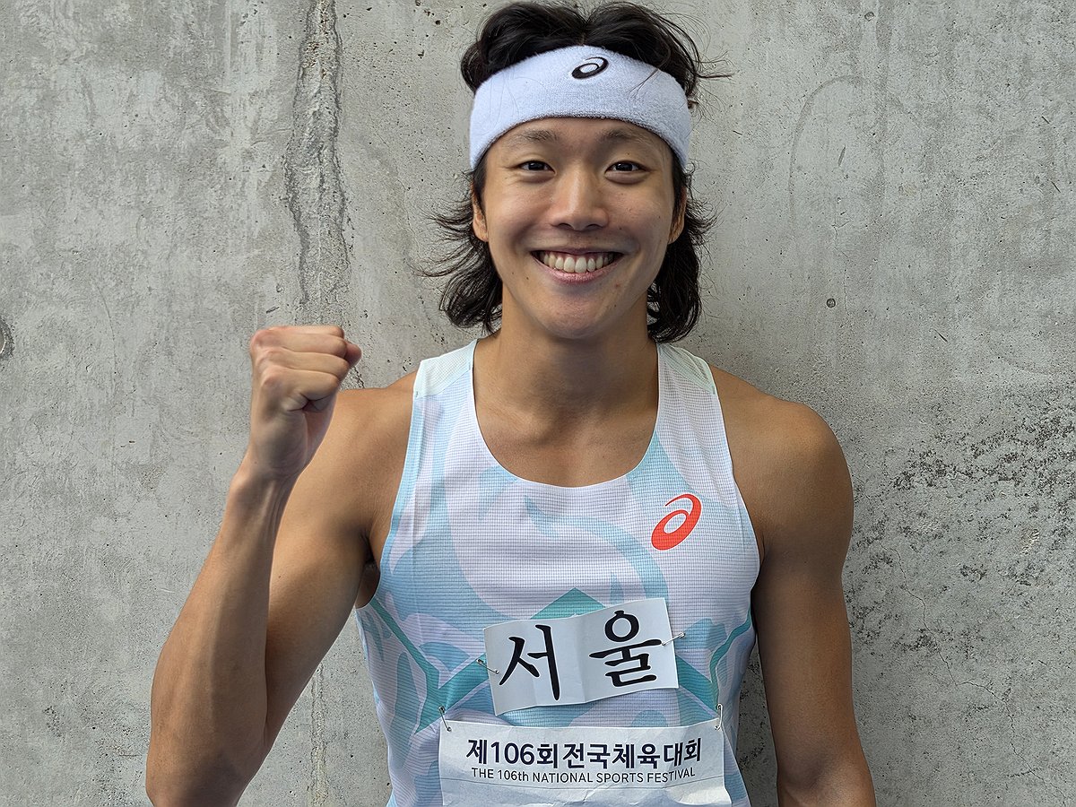 [전국체전] '400ｍ 한국 일인자' 신민규 "국제무대서도 경쟁력 있는 선수로"