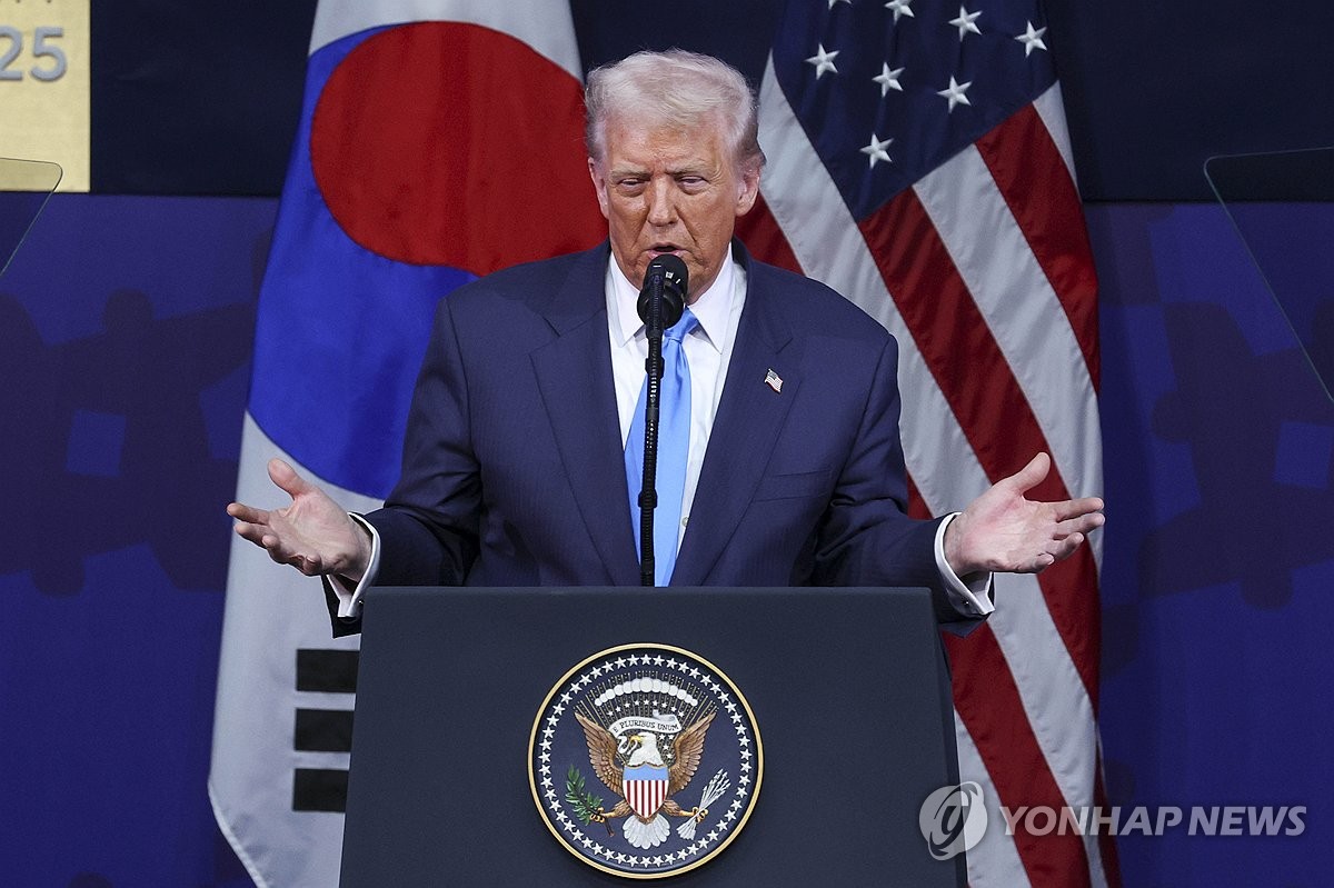 (2nd LD) [APEC 2025] Trump says trade deal with S. Korea will be finalized 'very soon'