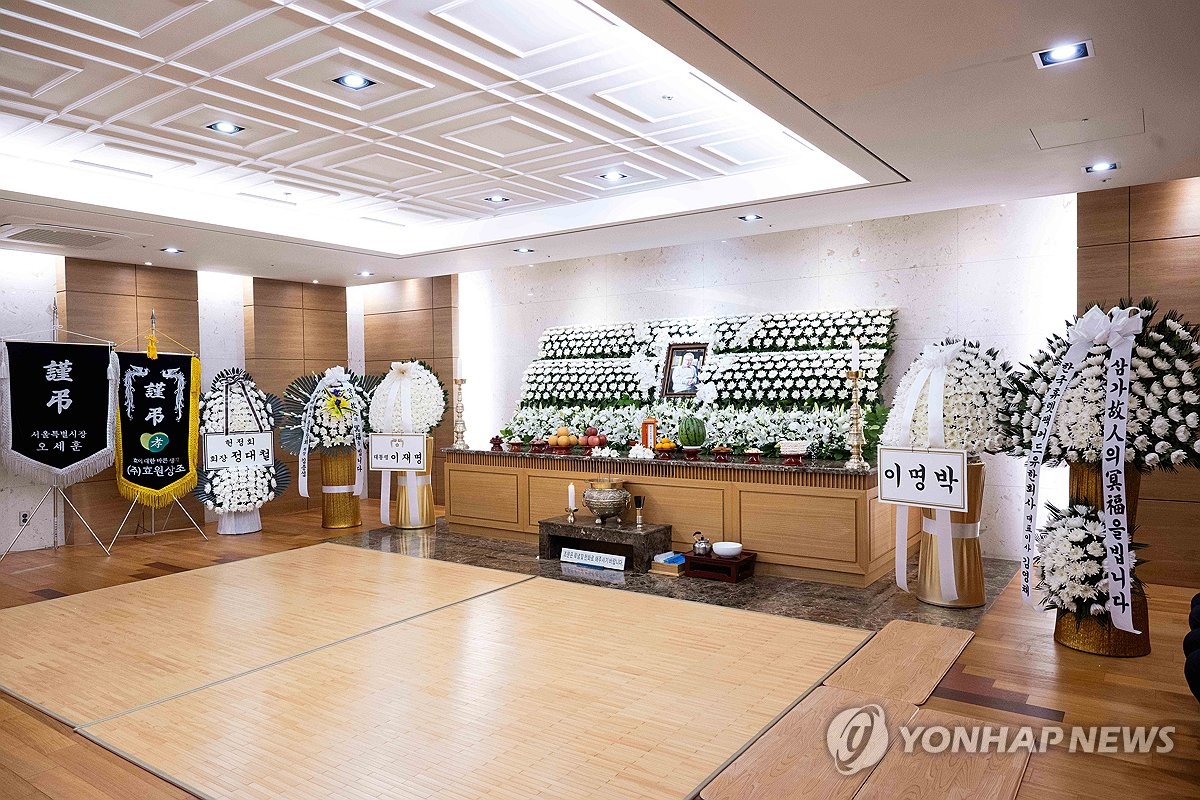 서울아산병원에 마련된 이순재 빈소