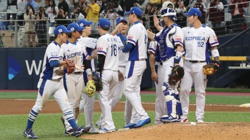 2019 WBSC 프리미어 12 평가전 '한국 승리'