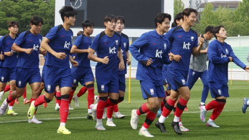 U-20 축구대표팀 소집훈련…원주종합운동장
