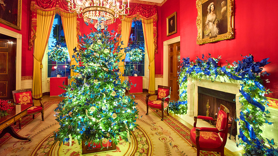 올해 백악관 성탄장식 공개…"마음이 있는 곳이 집"